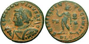 1 Follis /  AE3 羅馬帝國 青铜 君士坦丁大帝