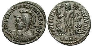 1 Follis /  AE3 羅馬帝國 青铜 Licinius II (315-326)