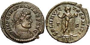 1 Follis /  AE3 羅馬帝國 青铜 君士坦丁大帝