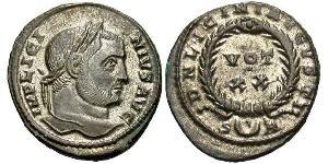 1 Follis /  AE3 羅馬帝國 青铜 Licinius I (265-324)