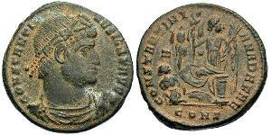 1 Follis /  AE3 羅馬帝國 青铜 君士坦丁大帝