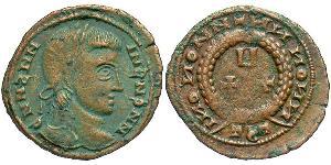 1 Follis /  AE3 羅馬帝國 青铜 君士坦丁大帝