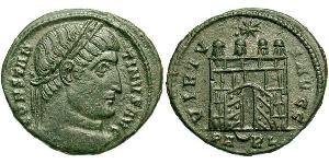 1 Follis /  AE3 羅馬帝國 青铜 君士坦丁大帝