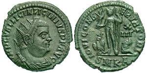 1 Follis /  AE3 羅馬帝國 青铜 Licinius I (265-324)