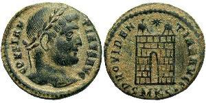 1 Follis /  AE3 羅馬帝國 青铜 君士坦丁大帝