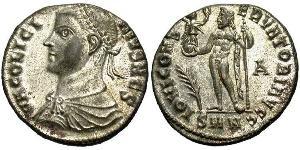 1 Follis /  AE3 羅馬帝國 青铜 Licinius II (315-326)