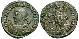 1 Follis /  AE3 羅馬帝國 青铜 Licinius II (315-326)