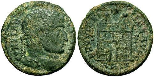 1 Follis /  AE3 羅馬帝國 青铜 君士坦丁大帝