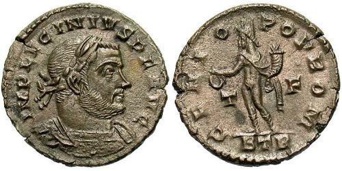 1 Follis /  AE3 羅馬帝國 青铜 Licinius I (265-324)