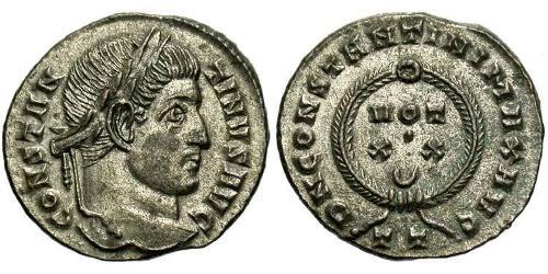 1 Follis /  AE3 羅馬帝國 青铜 君士坦丁大帝