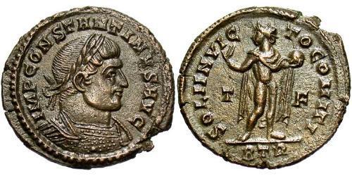 1 Follis /  AE3 羅馬帝國 青铜 君士坦丁大帝