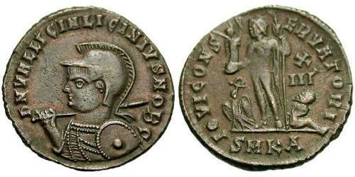 1 Follis /  AE3 羅馬帝國 青铜 Licinius II (315-326)