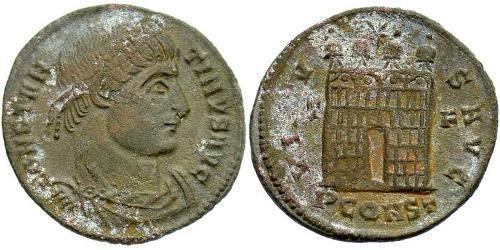 1 Follis /  AE3 羅馬帝國 青铜 君士坦丁大帝