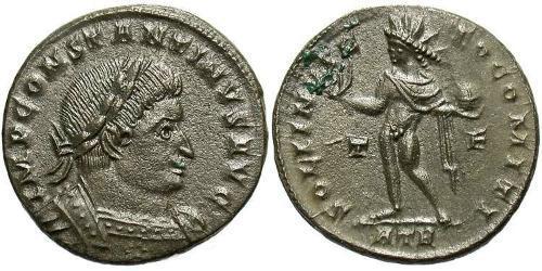 1 Follis /  AE3 羅馬帝國 青铜 君士坦丁大帝
