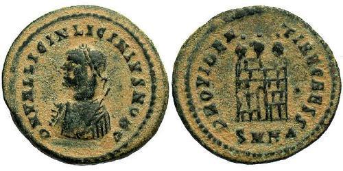 1 Follis /  AE3 羅馬帝國 青铜 Licinius II (315-326)