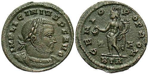 1 Follis /  AE3 羅馬帝國 青铜 Licinius I (265-324)