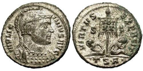 1 Follis /  AE3 羅馬帝國 青铜 Licinius I (265-324)