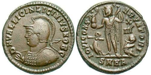 1 Follis /  AE3 羅馬帝國 青铜 Licinius II (315-326)