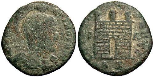 1 Follis /  AE3 羅馬帝國 青铜 君士坦丁大帝