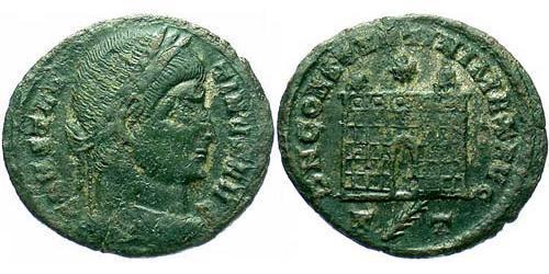 1 Follis /  AE3 羅馬帝國 青铜 君士坦丁大帝
