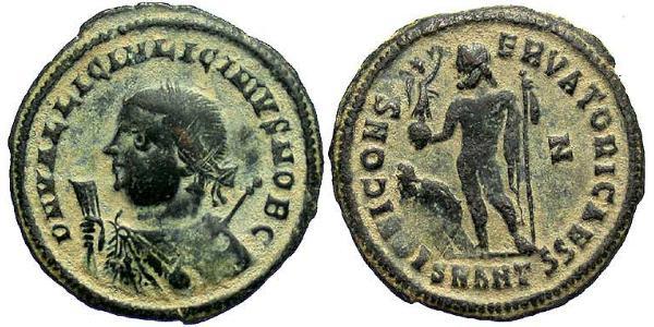 1 Follis /  AE3 羅馬帝國 青铜 Licinius II (315-326)
