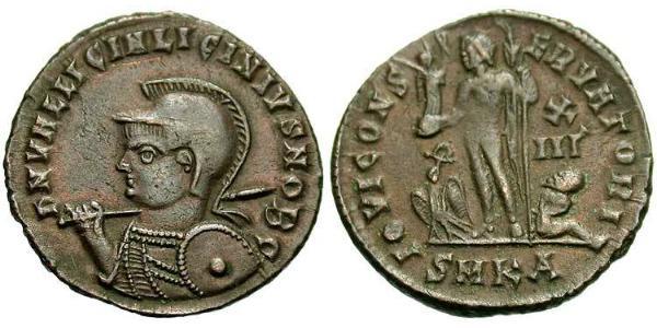 1 Follis /  AE3 羅馬帝國 青铜 Licinius II (315-326)