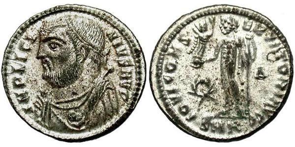 1 Follis /  AE3 羅馬帝國 青铜 Licinius I (265-324)