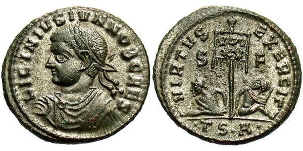 1 Follis /  AE3 羅馬帝國 青铜 Licinius II (315-326)