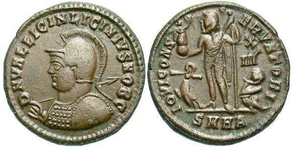 1 Follis /  AE3 羅馬帝國 青铜 Licinius II (315-326)