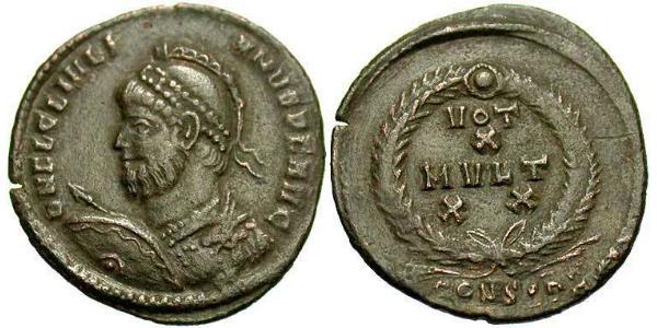 1 Follis /  AE3 羅馬帝國 青铜 尤利安