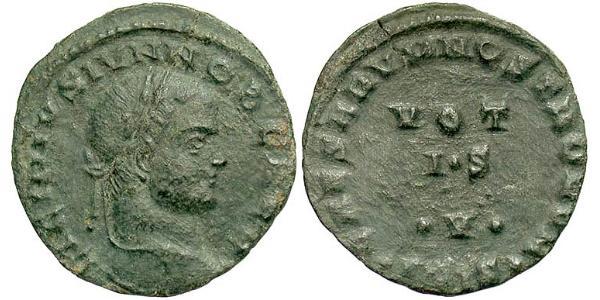 1 Follis /  AE3 羅馬帝國 青铜 Licinius II (315-326)