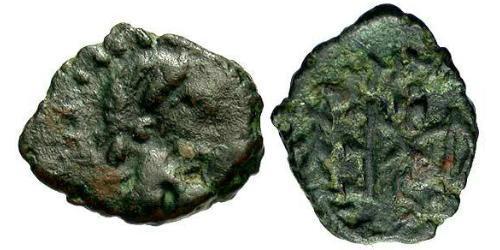 1 Follis /  AE4 Imperio bizantino (330-1453) Bronce Marciano (392-457)