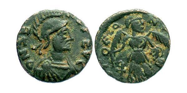 1 Follis /  AE4 Imperio bizantino (330-1453) Bronce Zenon (425- 491)
