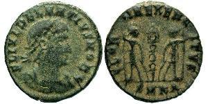 1 Follis /  AE4 Imperio romano (27BC-395) Bronce Dalmacio (?-337)