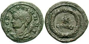 1 Follis /  AE4 Imperio romano (27BC-395) Bronce Constantino I (272 - 337)