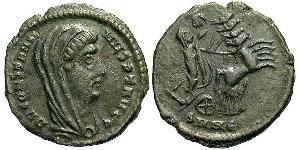 1 Follis /  AE4 Imperio romano (27BC-395) Bronce Constantino I (272 - 337)