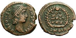 1 Follis /  AE4 Imperio romano (27BC-395) Bronce Constante I (320-350)