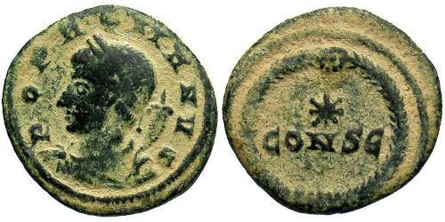 1 Follis /  AE4 Imperio romano (27BC-395) Bronce Constantino I (272 - 337)