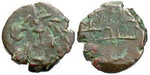 1 Follis /  AE4 Imperio romano de Occidente (285-476) Bronce Valentiniano III (419-455)