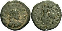 1 Follis /  AE4 Byzantine Empire (330-1453) Bronze Arcadius (377-408)