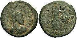 1 Follis /  AE4 Byzantinisches Reich (330-1453) Bronze Arcadius (377-408)