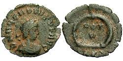 1 Follis /  AE4 Empire byzantin (330-1453) Bronze Arcadius (377-408)