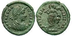 1 Follis /  AE4 Empire romain (27BC-395) Bronze Théodose I (347-395)