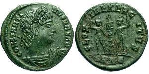 1 Follis /  AE4 Empire romain (27BC-395) Bronze Constantin I (272 - 337)