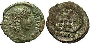 1 Follis /  AE4 Empire romain (27BC-395) Bronze Constant I (320-350)