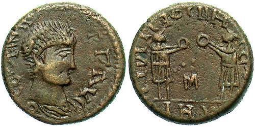1 Follis /  AE4 Empire romain (27BC-395) Bronze Constant I (320-350)