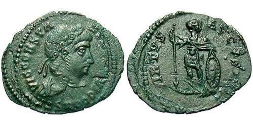 1 Follis /  AE4 Empire romain (27BC-395) Bronze Constance II (317 - 361)