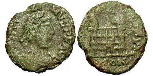 1 Follis /  AE4 Empire romain d
