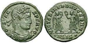 1 Follis /  AE4 Roman Empire (27BC-395) Bronze Constans I (320-350)