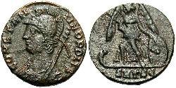 1 Follis /  AE4 Römische Kaiserzeit (27BC-395) Bronze Konstantin I (272 - 337)